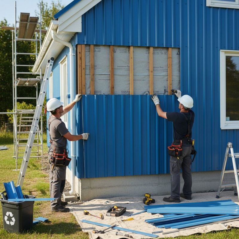 Our team working on Siding Service projects in Butler County, OH