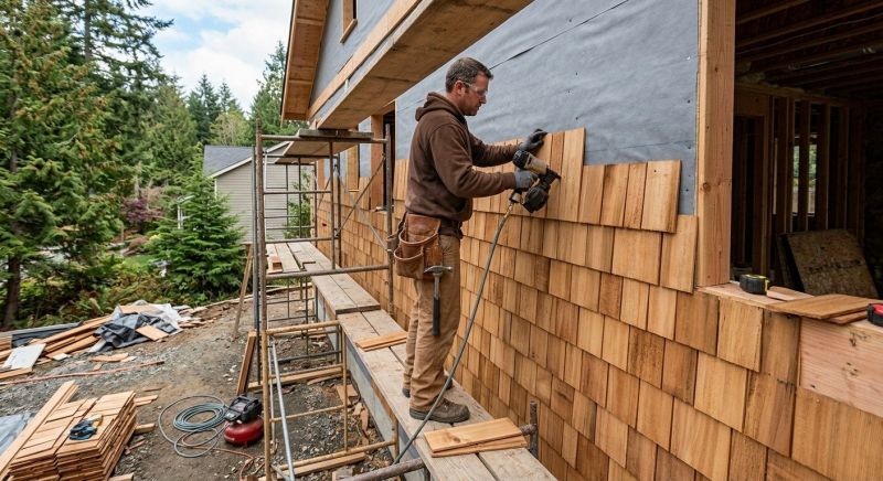 Cedar Siding Installation in Eaton, OH