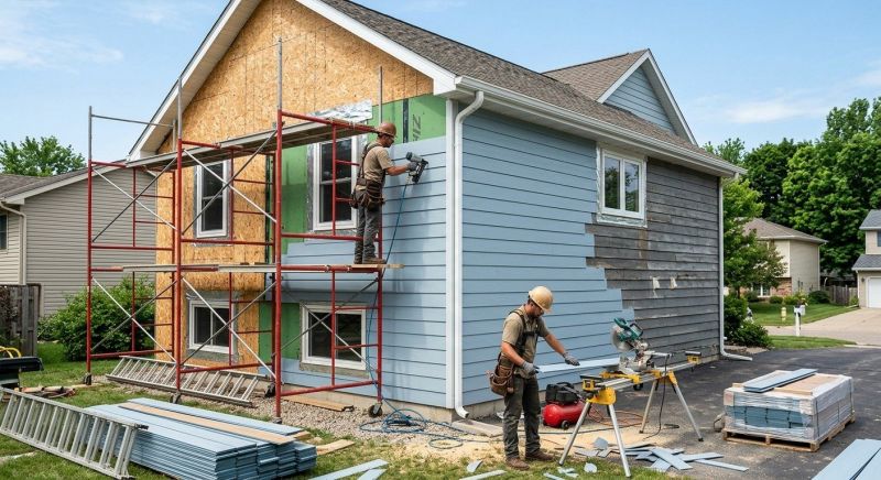 Cement Siding Replacement in New Lebanon, OH