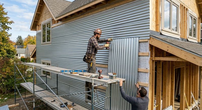 Corrugated Siding Installation in Butler County, OH