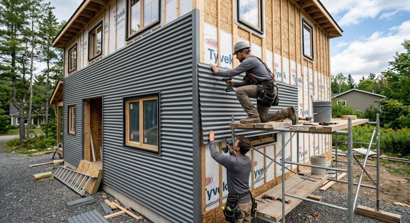 Corrugated Siding Installation in Butler County, OH