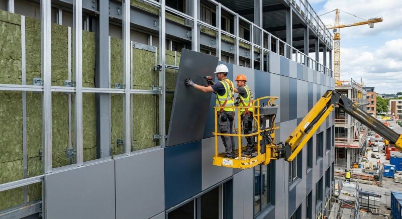 Facade Cladding Installation in Butler County, OH
