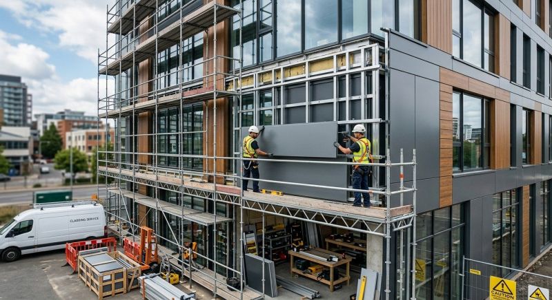 Facade Cladding Installation in Butler County, OH