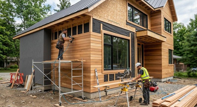 Faux Wood Siding Installation in Covington, KY