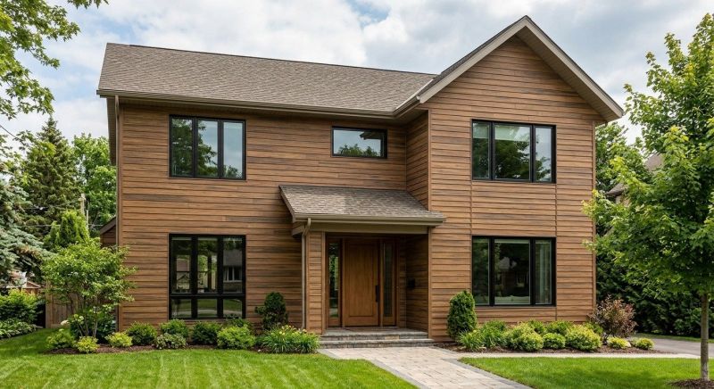 Faux Wood Siding Installation in Miamisburg, OH