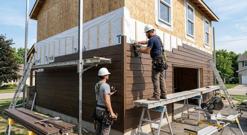 Faux Wood Siding Installation in West Elkton, OH