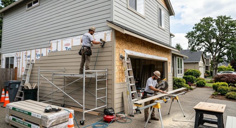 Fiber Siding Installation in Miamitown, OH