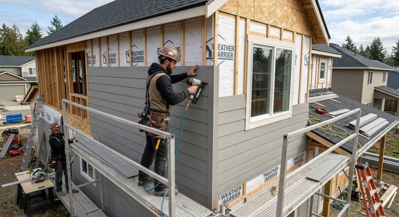 Fiber Siding Installation in Waynesville, OH