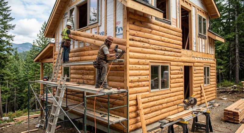 Log Siding Installation in Goshen, OH