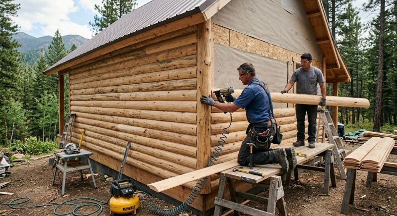 Log Siding Installation in Mason, OH