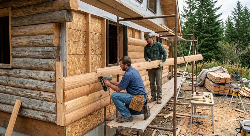 Log Siding Installation in Oxford, OH