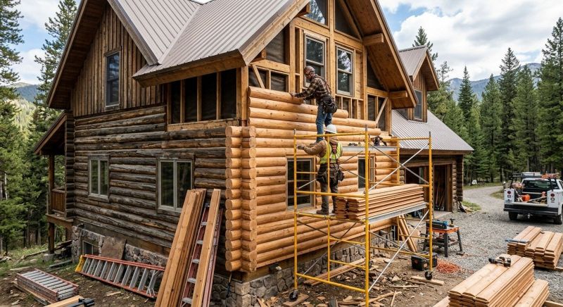 Log Siding Installation in Springboro, OH