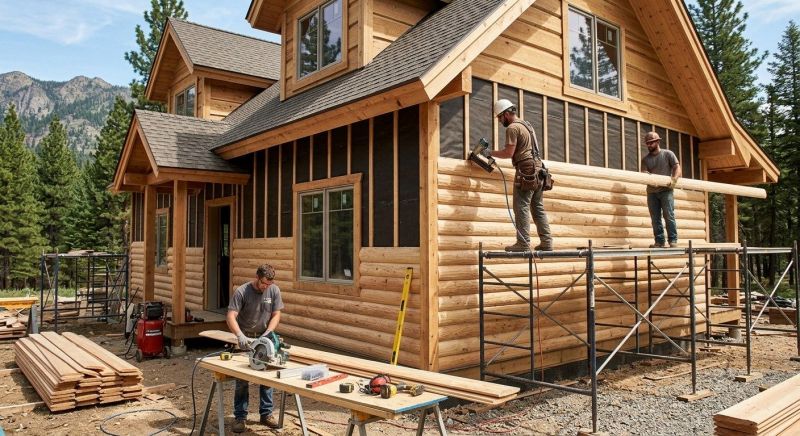Log Siding Installation in West Elkton, OH