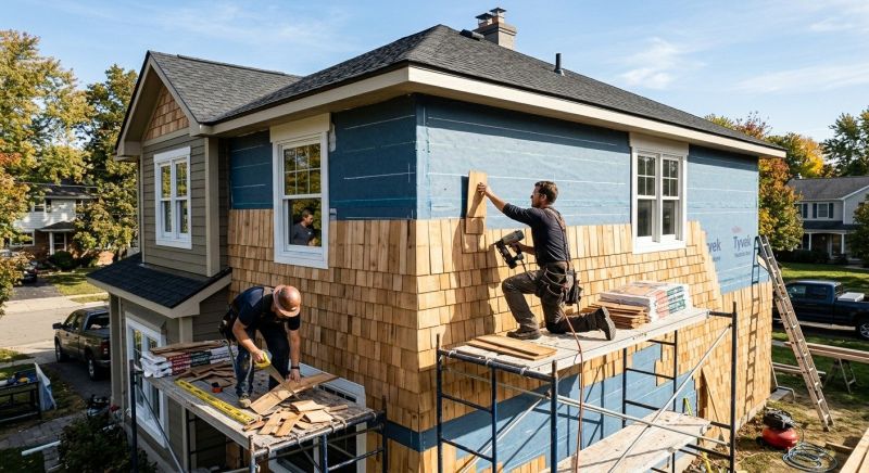 Shingle Siding Installation in Butler County, OH