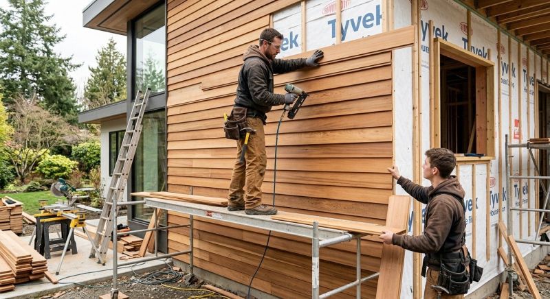 Wood Cladding Installation in Franklin, OH