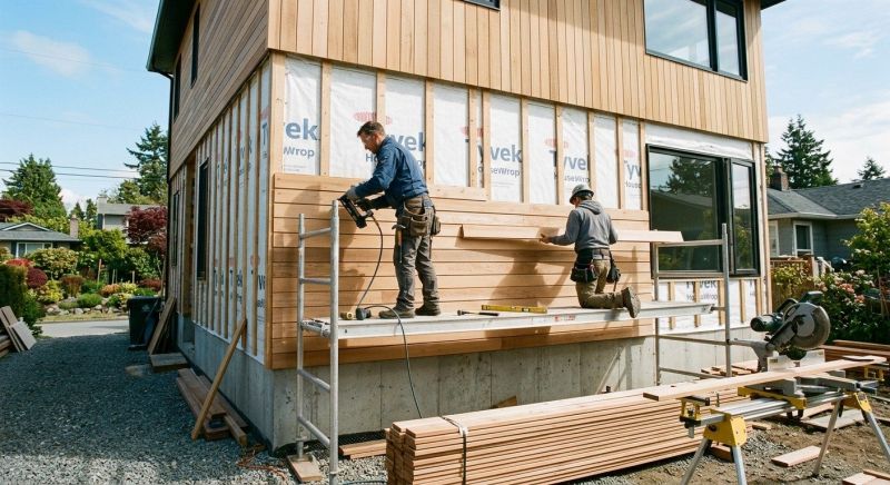 Wood Cladding Installation in Miamitown, OH