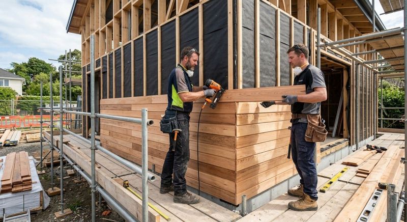 Wood Cladding Installation in Middletown, OH