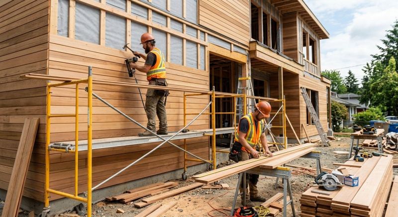 Wood Cladding Installation in Morrow, OH