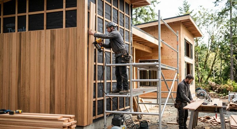 Wood Cladding Installation in Spring Valley, OH