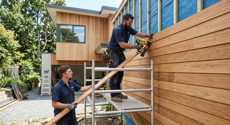 Wood Cladding Installation in Springboro, OH