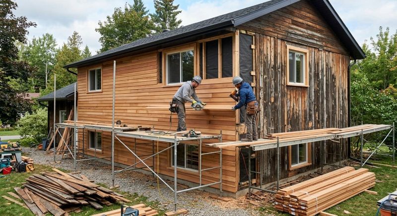 Wood Cladding Replacement in Butler County, OH
