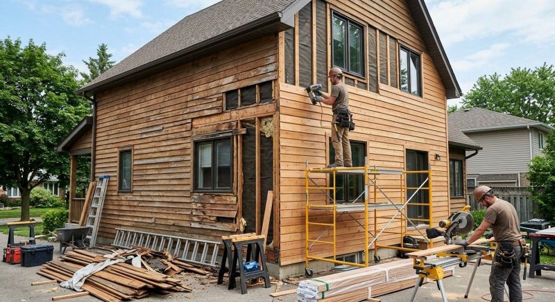 Wood Cladding Replacement in Butler County, OH