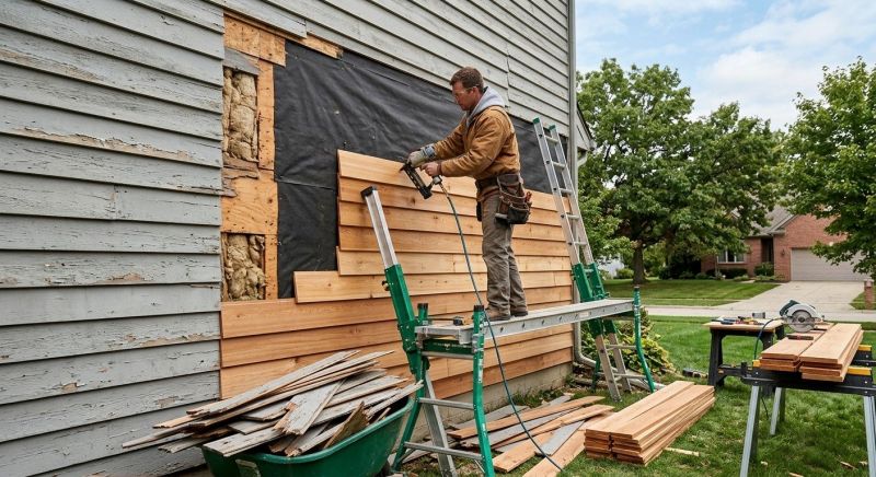 Wood Siding Installation in Miamisburg, OH