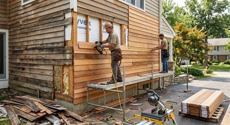 Wood Siding Service in Eaton, OH